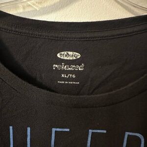 Old Navy women Black Relaxed Fit T-Shirt